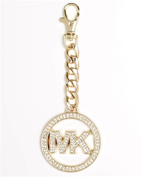 michael kors golden key ring|Michael Kors keychain wristlet.